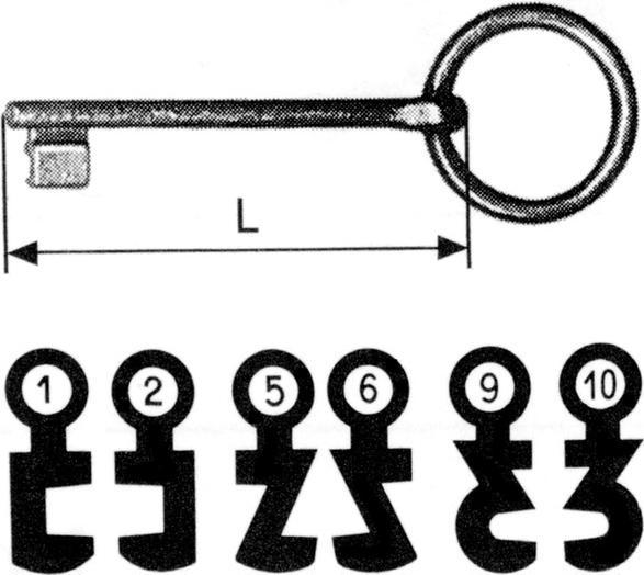 Produktbild Webi Schlüssel Schliessung 1/130 mm