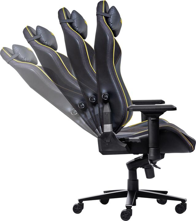 Image du produit Trust GXT 721 Ruya Pro, Siège de jeu universel, 150 kg, 195 cm, Noir, Aluminium, Noir