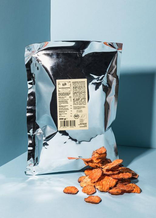 Actual product image KoRo Dried organic sweet potato crisps (200 g)