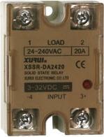 Eneroid Solid-State Relais XSSR-DA2420, 3...32 V-, 20 A/240 V