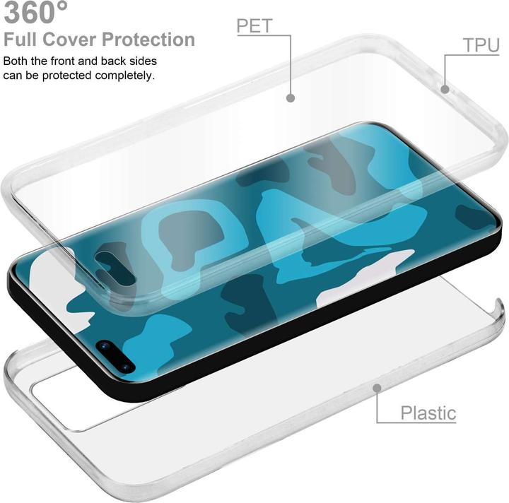 Actual product image Cadorabo Bumper Case for Huawei P40 PRO / P40 PRO+ TPU 360 Grad Case for Huawei P40 PRO / P40 PRO+ (Huawei P40 Pro+)