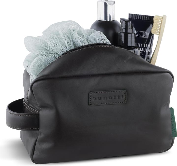 Actual product image Bugatti Clark toiletry bag leather 20 cm (2 l)