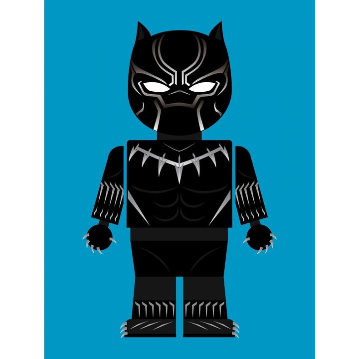 Actual product image Trenddeko Black Panther Toy (192 x 260 cm)