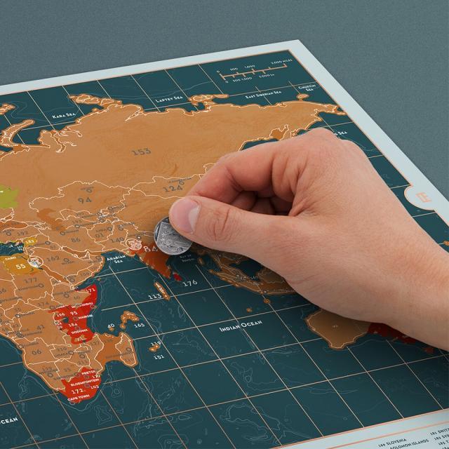Produktbild Luckies Scratch Map Backpacker (42 x 29 cm)