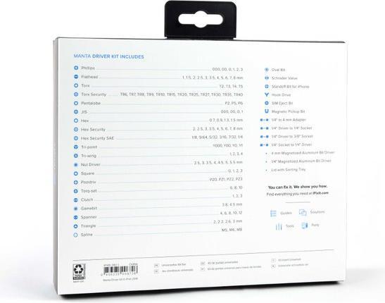 Produktbild iFixit Manta Precision Bit Set (PH00, PH2, PH1, PH0000, PH0, PH3)