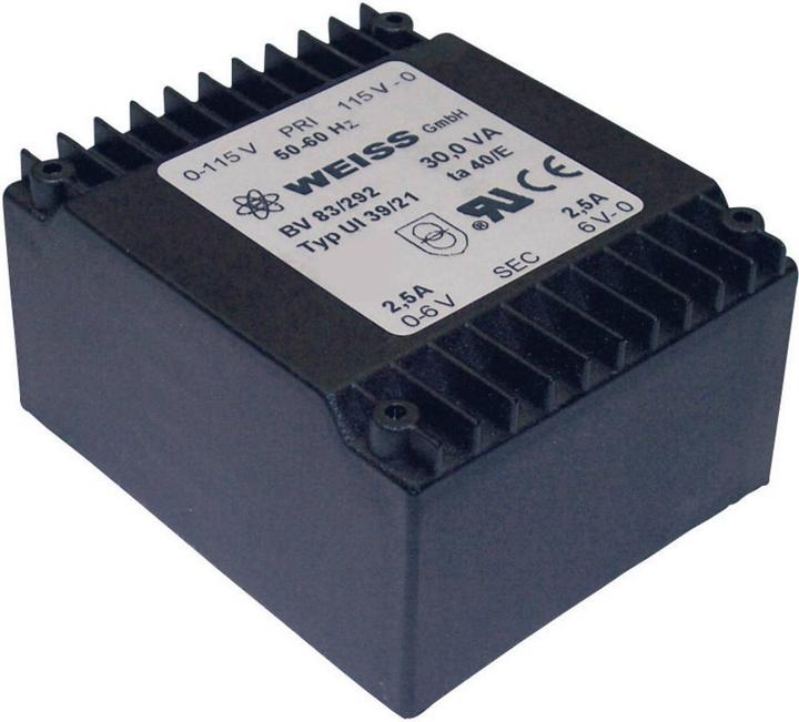 Image du produit Weiss Elektrotechnik Transformateur plat UI 39 30 VA