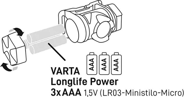 Actual product image Varta Indestructible H20 Pro (350 lm)