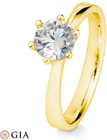 Actual product image Breuning RING - 6 prong setting (57, 585/14 K Gold)
