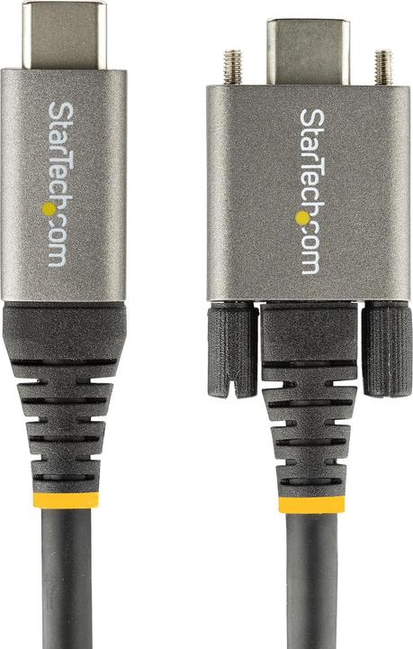 Actual product image StarTech .com 3ft 1m Side Screw Locking USB C Cable 10Gbps, USB 3.1/3.2 Gen 2 Type-C Cable, 100W (5A) Power D (1 m, USB 3.2 Gen 2)