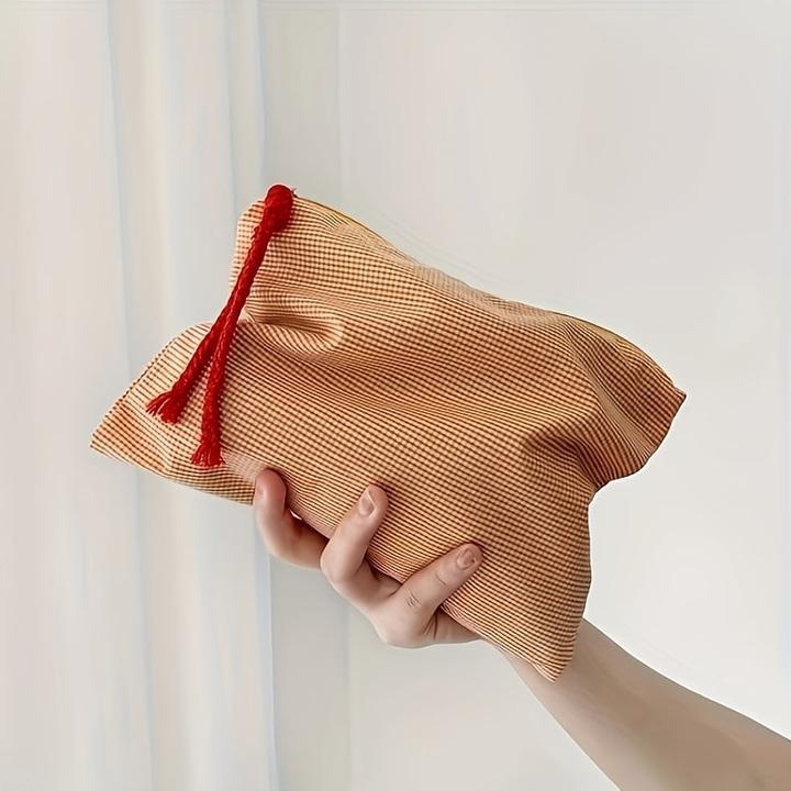 Only-Bags.Store Retro Farbe blockiert Make-up Tasche, grosse Kapazität multifunktionale Münze Geldbörse mit