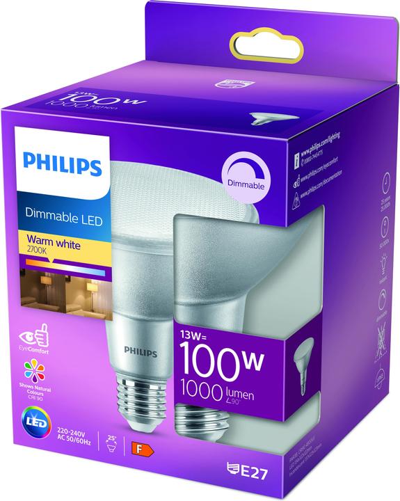 Actual product image Philips LED Classic (E27, 13 W, 1000 lm, 1 x, F)