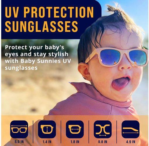Produktbild Baby Sunnies Baby-Sonnenbrille mit Band Schwarz