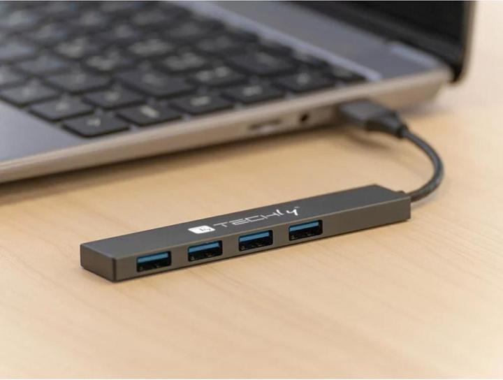 Immagine prodotto Techly HUB USB Hub USB a 4 porte USB3.2 Gen1 (USB-C, 4 Porti)
