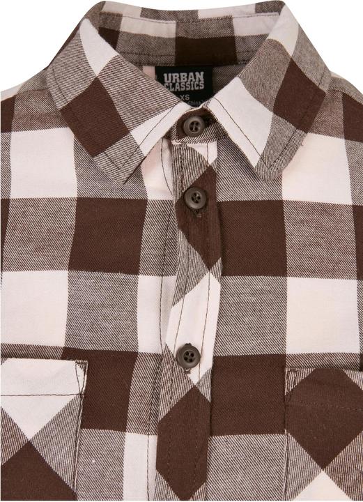 Produktbild Urban Classics Ladies Turnup Checked Flanell Shirt - 1180 (4XL)