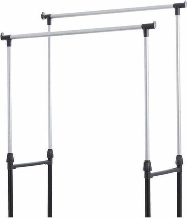 Actual product image Homeline Adjustable double clothes rack