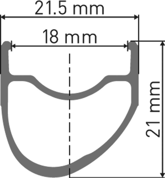 Productafbeelding DT Swiss PR 1400 Dicut 21 Oxic (Achterwiel, 28")