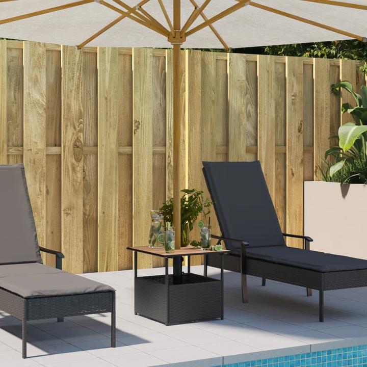 Actual product image VidaXL Gartentisch mit Schirmloch (55 cm)