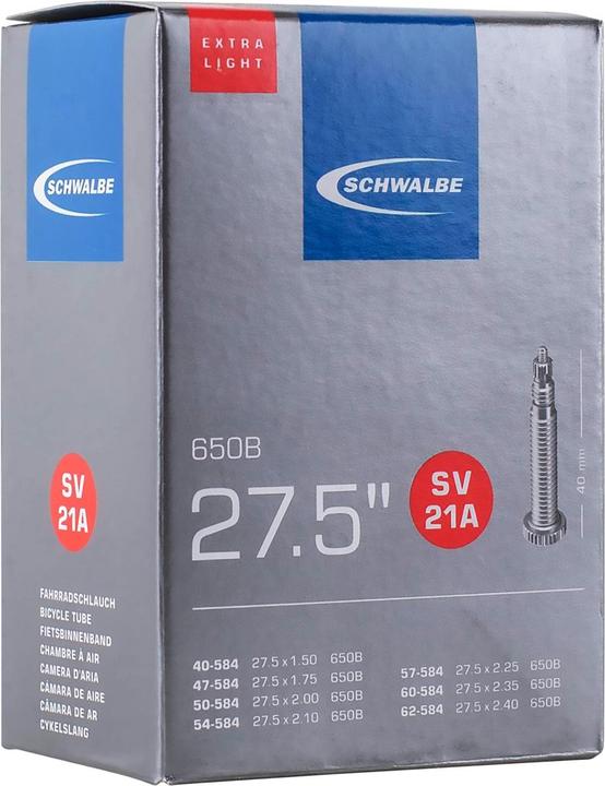Produktbild Schwalbe SV21a Extra Light (Presta (SV), 27.5", 40 mm)
