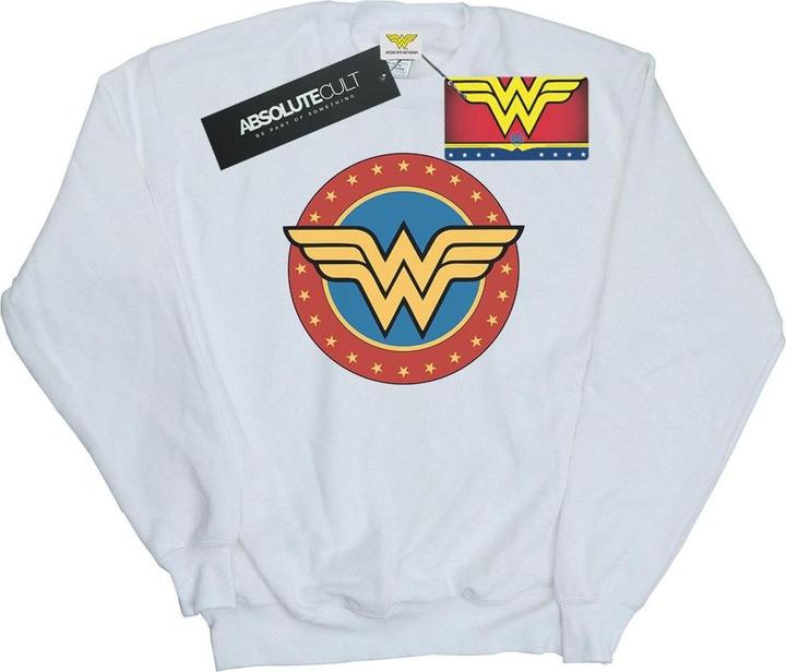 Immagine prodotto Wonder Woman Circle Logo Felpa Ragazze (152, 158)