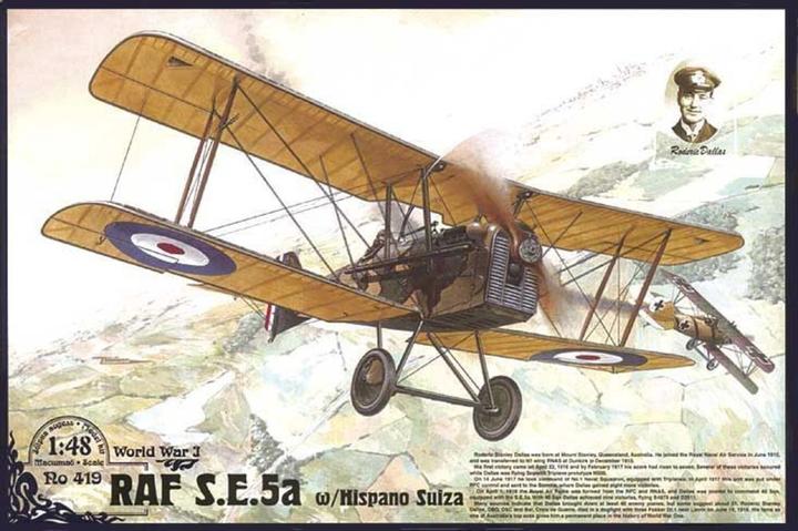 Actual product image Roden RAF S.E.5a w/ Hispano Suiza