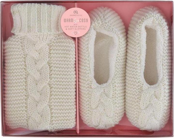 Aroma Home HWB with Slippers (500ml), crème (0.50 l)