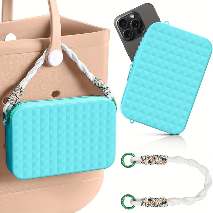 Only-Bags.Store Neoprene Beach Tote Bag Organiser Pouch, Lightweight Waterproof Dry Bag Insert with Handle for