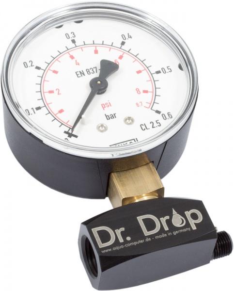 Actual product image Aqua Computer Dr. Drop pressure tester including air pump