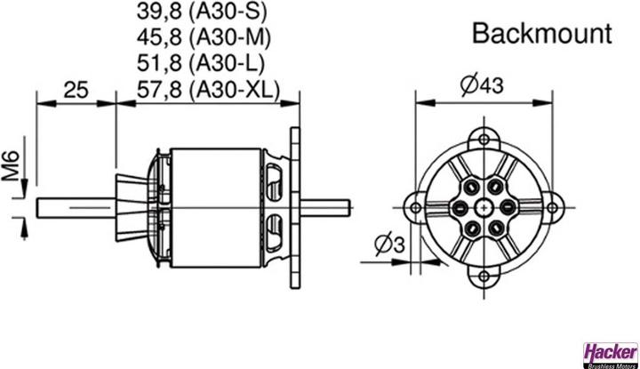 Actual product image Hacker Airplane model Brushless Elektromo