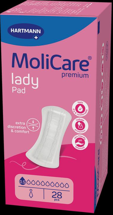 Image du produit MoliCare lady pad 0.5 Protections anatomiques (28 x)