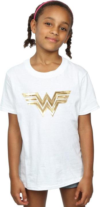 Produktbild Wonder Woman 84 Gold Emblem TShirt Mädchen (152, 158)