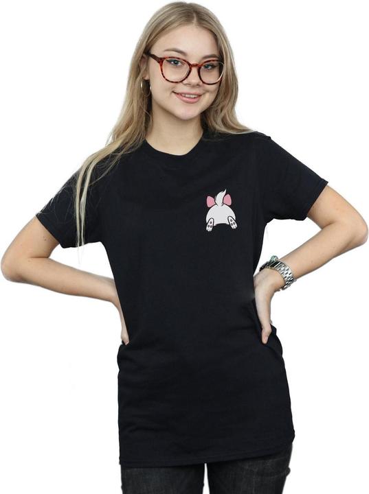 Immagine prodotto Disney Aristocats Marie Backside Breast Print Maglietta Ampia Donna (XXL)