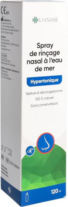 Livsane Meerwasser-Nasenspülspray hyperton 120 ml (1 Stück)
