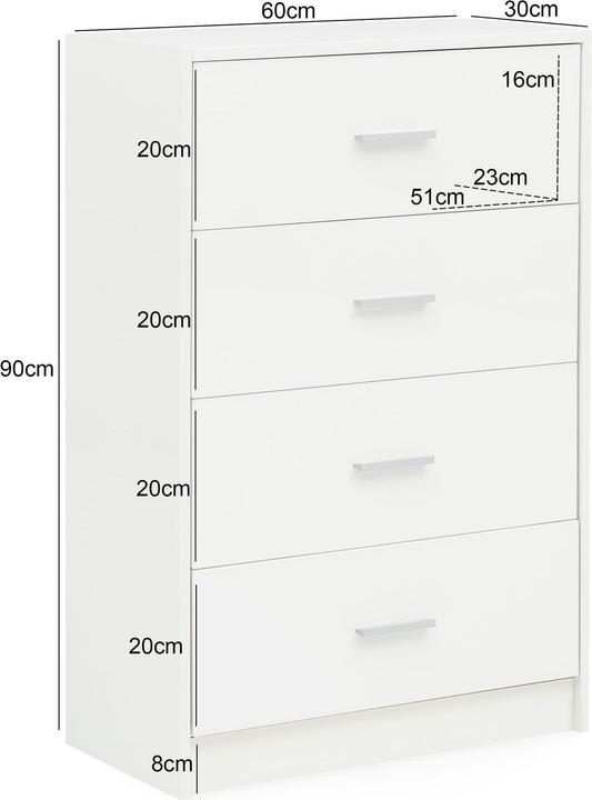 Actual product image FineBuy Sideboard (30 x 60 x 90 cm)