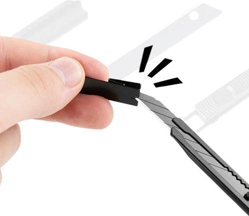 Produktbild Hermex Cuttermesser Ersatzklingen für Cutter Klingen in Box Tapetenschneider (Ersatzklinge)