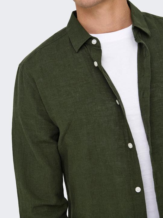 Produktbild Only & Sons Onscaiden Life Ls Solid Linen Shirt Noos (XXL)
