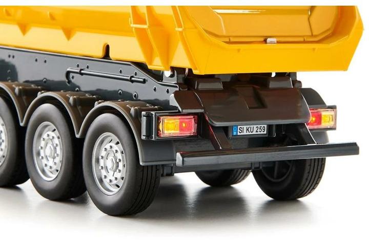 Actual product image Siku 3-axle dump semi-trailer