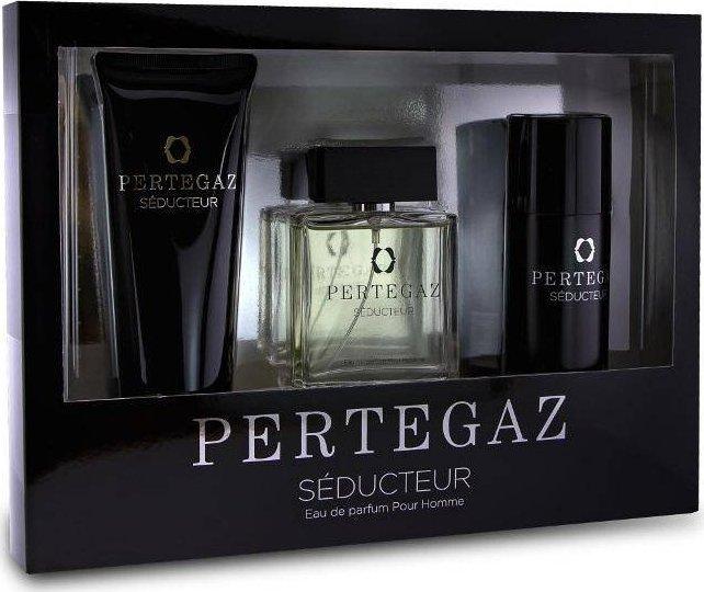 Produktbild Pertegaz SET SAPHIR Seducteur Pour Homme EDP spray 100ml + Shower Gel 230ml + Deo Roll-on 150ml (Parfum set)