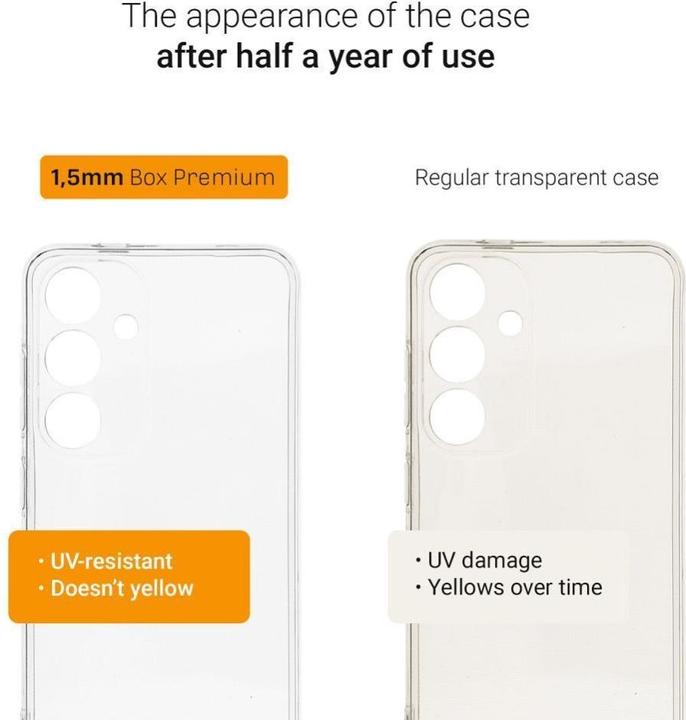 Produktbild OEM Back panel cover BOX PREMIUM 1,5 mm case for SAMSUNG A25 5G transparent (Samsung Galaxy A25 5G)
