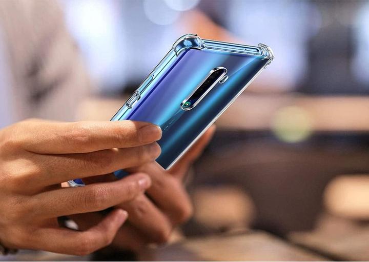 Productafbeelding Screenguard Oppo Reno2 Hoesje Kristal Zachte Airbag Bumper (Oppo Reno 2)