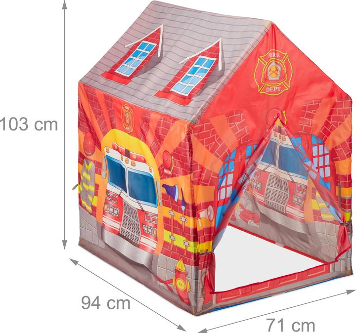 Image du produit Relaxdays Tente aserne de pompiers