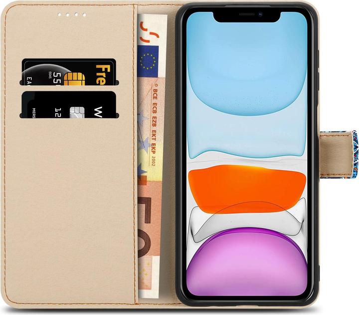 Actual product image Cadorabo Book cover with print (Apple iPhone 11)