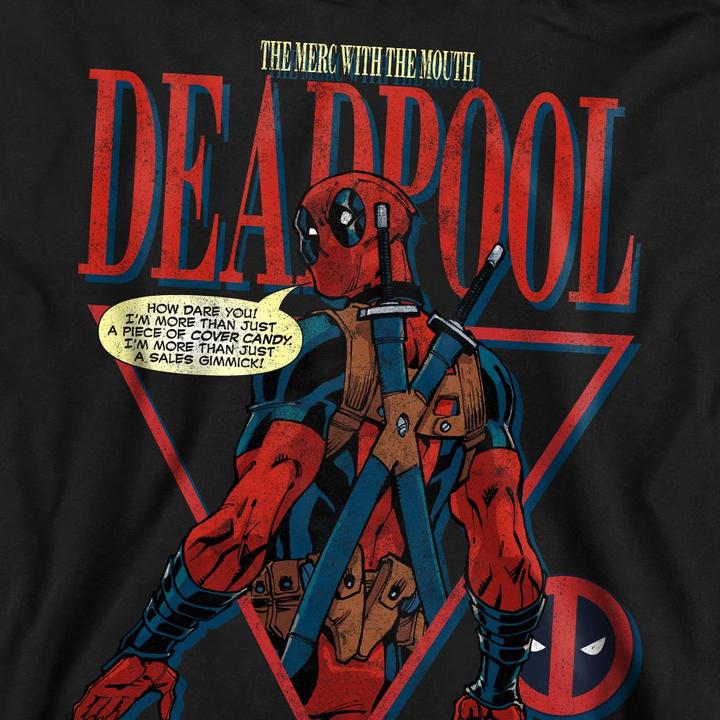 Actual product image Deadpool Unisex Adult Cover Candy Sweatshirt (L)