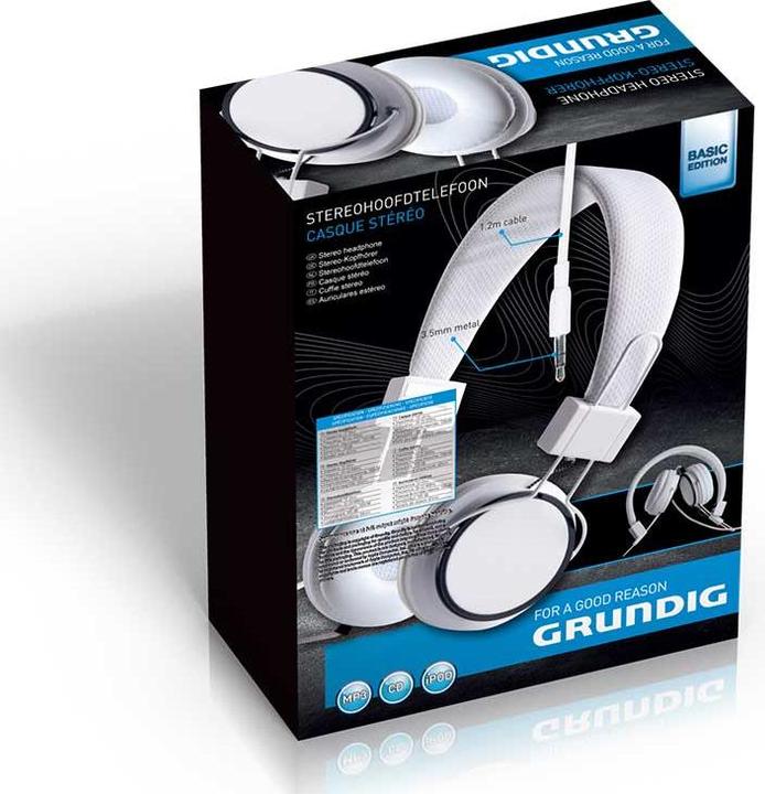 Immagine prodotto Grundig - Cuffie on-ear Neon (bianco)