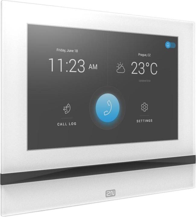 Produktbild 2N Innensprechstelle Indoor View Weiss (Ethernet, Kabelgebunden)