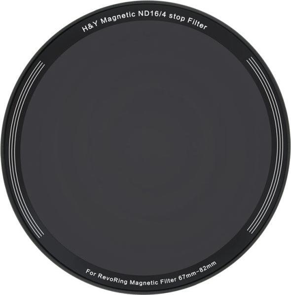 Actual product image H&Y Magnetic filter ND16 for REVORING 67-82mm (Magnet filter holder)