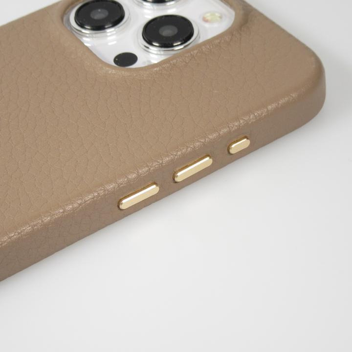 Actual product image PhoneLook Cover Fully grained luxury calfskin with metal buttons and MagSafe (Apple iPhone 14 Pro Max)
