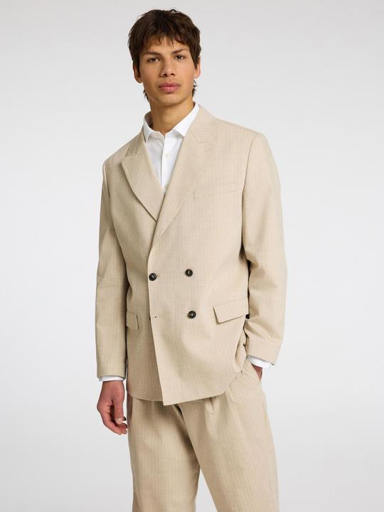 Produktbild Selected Homme Relaxed Fit Nadelstreifen Zweireihiger Blazer (44)