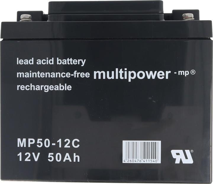 Actual product image Multipower MP50-12C long service life and low self-discharge (12 V, 50 Ah)