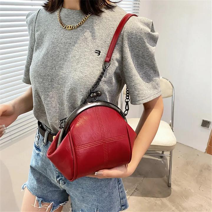 Immagine prodotto Only-Bags.Store Borsa a tracolla di design a catena Borse messenger in pelle PU di alta qualità Colore solido