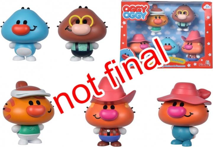 Actual product image Simba OGGY OGGY figure set deluxe (7 cm)